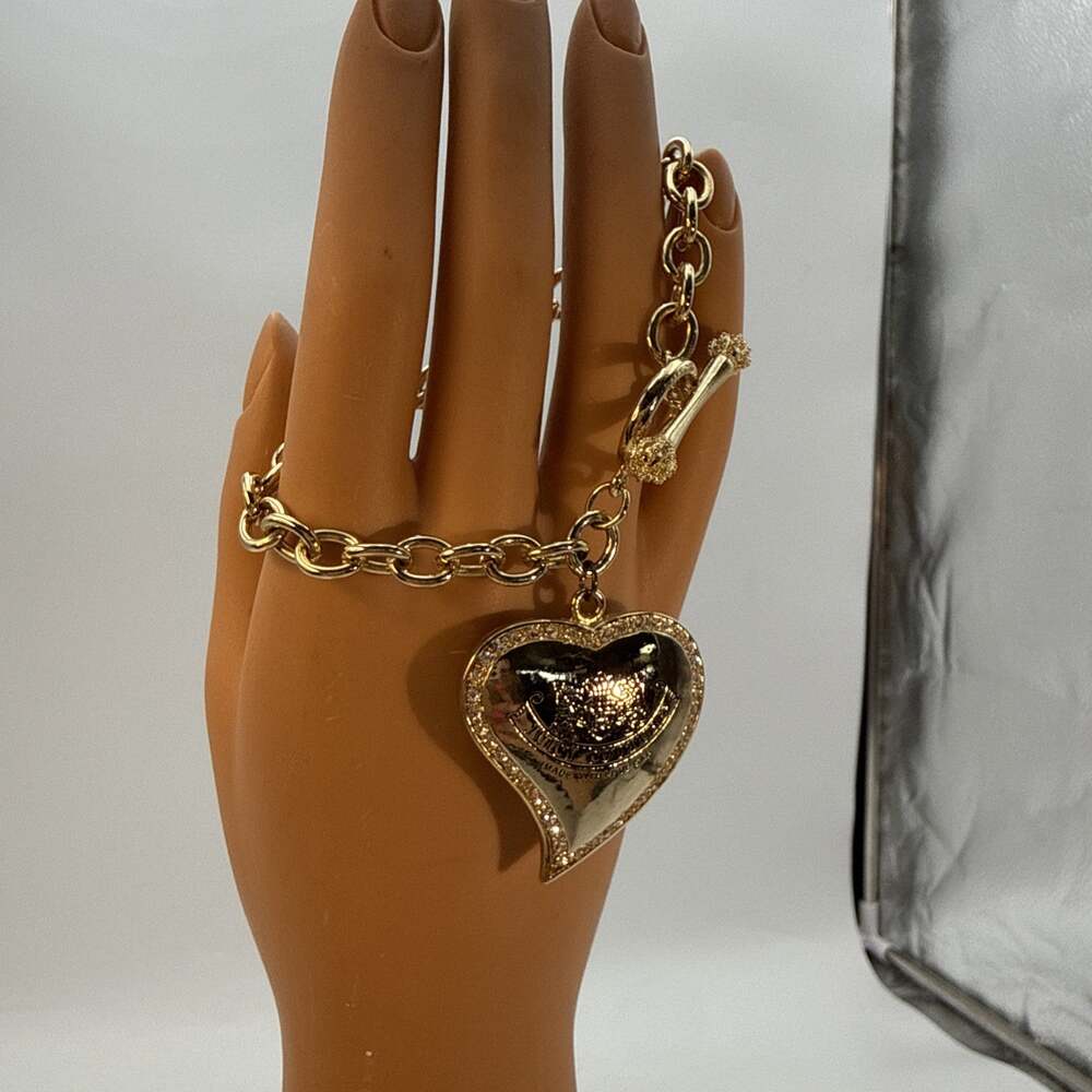 Juicy Couture Charms Bracelet With Large Heart Charm
